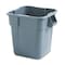 Rubbermaid Commercial 28 gal. Square Trash Can FG352600GRAY - alternate 1